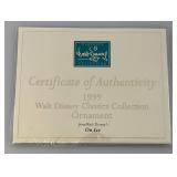 Vintage WDCC 1999 (Mickey & Minnie Mouse) Ornament From Walt Disney On Ice In Original Box With COA