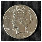 1935 Peace Dollar