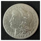 1889-O Morgan Silver Dollar