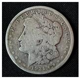 1921-S Morgan Silver Dollar