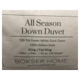 Bokser Home All Season Down Duvet King/Cal King