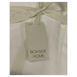 Bokser Home Linen Curtain Panels and King Duvet Cover Set