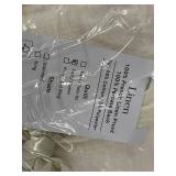 French Linen Box Stitch Quilt Full/Queen White