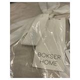 Bokser Home French Linen and Cotton Duvet Cover Set - Twin XL Putty Heather
