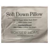 Bokser Home Soft Down Pillow Standard/Queen 700 Fill Power