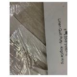 Linen Quilt Putty King/Cal King - Damaged, Color Faded