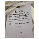 French Linen Comforter and Sham Set - Twin XL