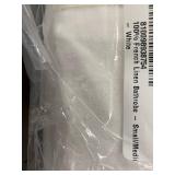 Bokser Home 100 Percent French Linen Bathrobe Small/Medium White