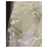 Bokser Home 100 Percent French Linen Bathrobe Small/Medium White