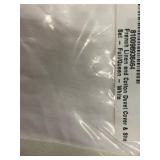 Full/Queen French Linen and Cotton Duvet Cover & Sham Set - White