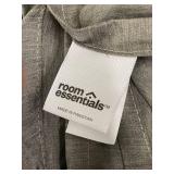 Room Essentials Gray Sheet Set, 60% Cotton 40% Recycled Polyester