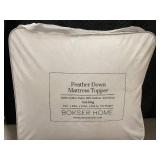 Bokser Home Feather Down Mattress Topper, Cal King