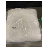French Linen Box Stitch Quilt, King Size, White