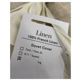 Bokser Home King Linen Duvet Cover, 100 Percent French Linen