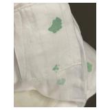 Lot of White 100% Cotton Percale Kitchen Textiles, With Stains