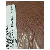 King/Cal King French Linen Box Stitch Quilt - Clay
