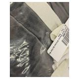 King Luxury Velvet Channel Stitched Quilted Blanket, Slate