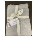 Twin XL French Linen Bed Skirt - Pebble Heather