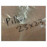 French Linen Pillow, Sham, and Bathrobe Set in Clay Color