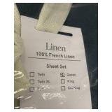Queen Size 100 Percent French Linen Sheet Set