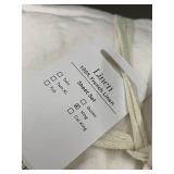King Size 100 Percent French Linen Sheet Set - White