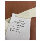 Bokser Home King/Cal King French Linen Duvet Cover