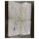 Bokser Home French Linen & Cotton Duvet Cover Set, Full/Queen, White