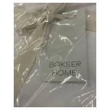 Bokser Home French Linen & Cotton Duvet Cover Set, Full/Queen, White