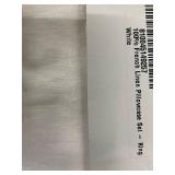 King Size White Linen and Cotton Bedding Lot
