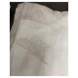 King Size White Linen and Cotton Bedding Lot