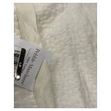 King Size White Linen and Cotton Bedding Lot