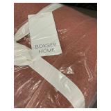 Bokser Home 100 Percent Cotton Matelasse Bed Blanket King Clay