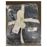 Queen French Linen Sheet Set Baltic Blue