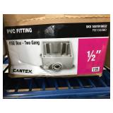 PVC FITTING FSE BOX TWO GANG