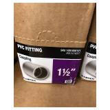 PVC FITTING COUPLINGS 1 1/2", NEW