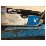 PVC SCHEDULE 40 COUPLING 3/4