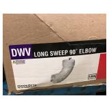 DWV LONG SWEEP 90* ELBOW 3"