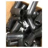 BLACK PVC ELBOW, 1/2"