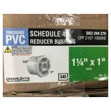 PVC SCHEDULE 40, REDUCING BUSHING