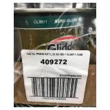 4 @ QUART GLIDDEN PREMIUM, SEMI GLOSS, WHITE, BASE 1