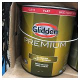 4@ 3.37L GLIDDEN PREMIUM FLAT WHITE BASE 3 PAINT