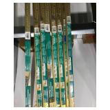 8 PIECES, GOLD, CARPET GRIPPER