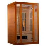 Maxxus Lifesauna Aspen Upgraded 2-Person Electric Infrared Sauna with 6 Dual Tech Infrared Heaters and Chromotherapy    Customer Returns See Pictures