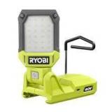 Lot of RYOBI 40V Cordless Battery Topper LED Work Light (Tool Only)  Customer Returns See Pictures
