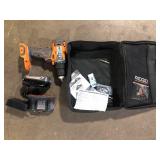 RIDGID 18V Cordless 1/2 in. Hammer Drill/Driver Kit with 2.0 Ah Battery and Charger  Customer Returns See Pictures