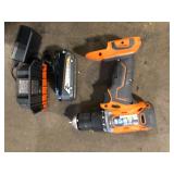 RIDGID 18V Cordless 1/2 in. Hammer Drill/Driver Kit with 2.0 Ah Battery and Charger  Customer Returns See Pictures
