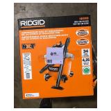 RIDGID 9 Gal. 4.25 Peak HP NXT Shop Vacuum Wet Dry Vac with General Debris Filter, Locking Hose and Attachments HD0900 Used      Customer Returns See Pictures
