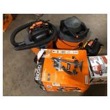 Lot of Assorted Wet/Dry Shop Vacs and Hardware Various Models and Conditions Customer Returns See Pictures
