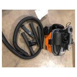 RIDGID 4 Gal. 5.0 Peak HP Portable Shop Vacuum Wet Dry Vac with Fine Dust Filter, Locking Hose and Attachments WD4070   Customer Returns See Pictures