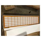RED LANTERN 6 ft. Honey 4-Panel Room Divider    Customer Returns See Pictures